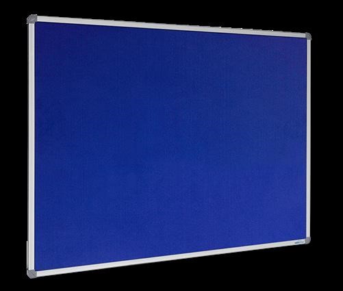 VisionChart Wool Felt Pinboard Felt 900x900mm Royal Blue