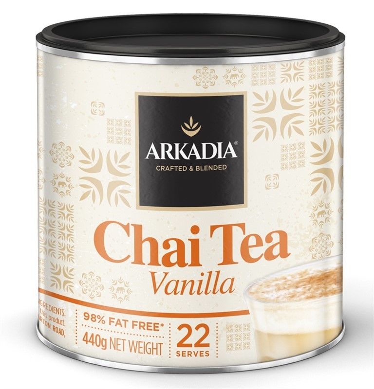 Arkadia Chai Tea Powder Vanilla 440g