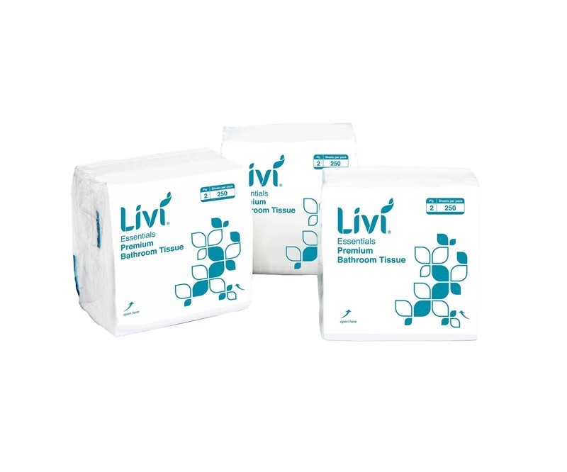 Livi 1006 Tissues 2 Ply 250 Sheets Carton 36 36 per Pallet