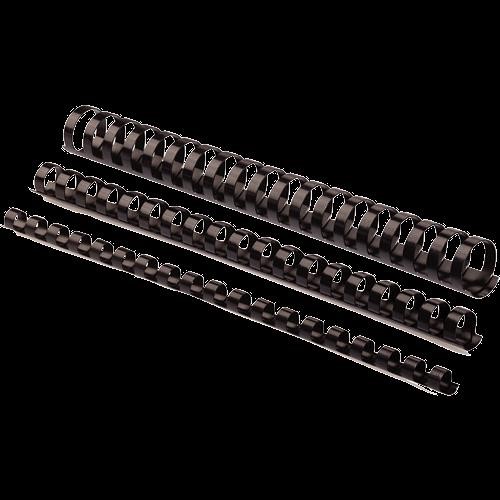 Fellowes Plastic Comb 10mm Black 100 Box