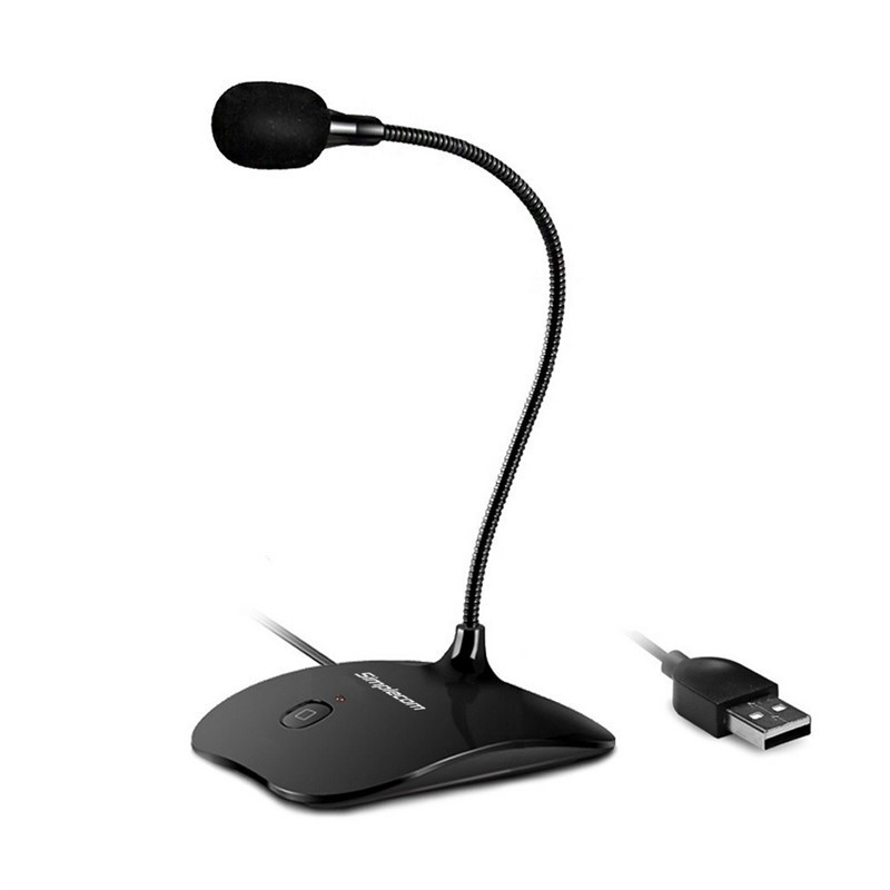 Simplecom UM350 Plug and Play USB Desktop Microphone Each