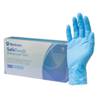 Medicom Nitrile Powder Free Disposable Gloves Blue Large Box 100 10 per Carton