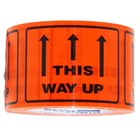Stylus Packaging Labels 75mmx50M Flouro Orange Roll