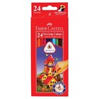 Faber Castell Coloured Pencils TriGrip Assorted 24 Pack