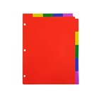 Beautone Coloured Divider Set 5 Tab A4 Assorted 24 per Box