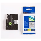 Brother Labelling Tape 12mmx8m Black on Silver Matt