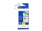 Brother Labelling Tape 36mmx8m Black on White