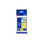 Brother Labelling Tape 6mmx8m Black on Yellow