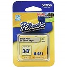 Brother Labelling Tape 9mmx8m Black on Silver