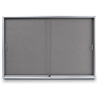 VisionChart Noticecase Sliding Door Velour 1500x900mm