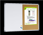 VisionChart Whiteboard and Corkboard Combination 1200x900mm