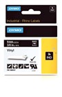 Dymo Rhino Industrial Labels White on Black 9mm 5 Pack