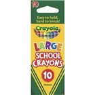 Crayola Crayons Large Assorted Pack 10