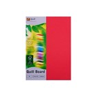 Quill Colour Board A4 210gsm Red 50 Pack
