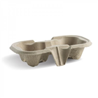 Biopak BioCup Tray 2 Cup Carriers Natural Pk50 10 per Carton