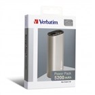 Verbatim Li ion Metallic Power Pack 5200mAh Grey