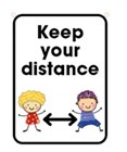Wall Signage Keep your Distance