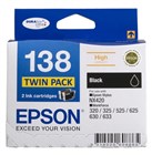 Epson 138 C13T138194 Ink Cartridge Black Twin Pack