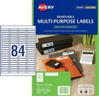 Avery Label Multi Purpose Photographic Slide White 25 Pack