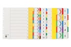 Marbig Dividers Manilla Extra Wide 10 Tab A4 Assorted