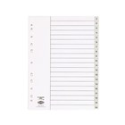 Marbig Dividers 1 to 20 Tab PP A4 Grey