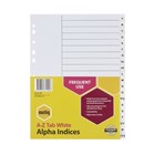 Marbig Dividers A to Z Tab PP A4 White