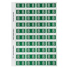 Avery Colour Coding Labels B Side Tab Dark Green 240 Pack