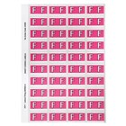 Avery Colour Coding Labels F Side Tab Pink 240 Pack