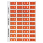 Avery Colour Coding Labels I Side Tab Orange 240 Pack