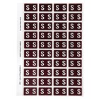 Avery Colour Coding Labels S Side Tab Brown 240 Pack