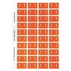 Avery Colour Coding Labels T Side Tab Orange 240 Pack