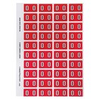 Avery Colour Coding Labels 0 Side Tab Red 240 Pack