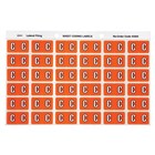 Avery Colour Coding Labels C Side Tab Orange 180 Pack