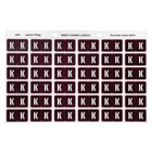 Avery Colour Coding Labels K Side Tab Brown 180 Pack