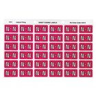 Avery Colour Coding Labels N Side Tab Magenta 180 Pack