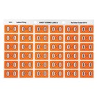 Avery Colour Coding Labels O Side Tab Orange 180 Pack