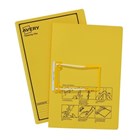 Avery Tubeclip File Foolscap Yellow with Black 20 Pack