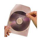 3L CD Rom Pockets With Flap Self Adhesive 10 Pack