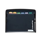 Colourhide Zipit Expanding File 7 Pocket Foolscap Black