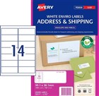Avery L7163 Laser Labels Address 14UP White 100 Box