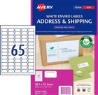 Avery L7651EV Enviro Laser Labels 65UP A4 White 100 Box