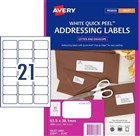 Avery J8160 Inkjet Labels 25UP 635x381mm 50 Pack