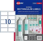 Avery L7148 Lables Rectangle Heavy Duty White 10 Pack