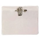 Rexel ID PouchLarge with Pin and Clip Clear 10 Pack