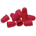 Esselte Thimblette Finger Pad Size 00 Pink 10 per Pack