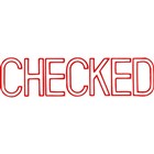 Xstamper Checked Red