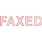 Xstamper Faxed Red