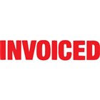 Xstamper Invoiced Red