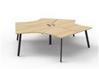 Infinity 120 Degree Workstation  Eternity Leg