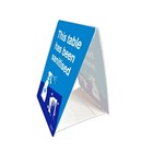 Durus This Table Has Been Sanitised Tent Stand
